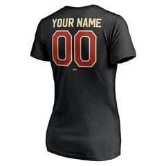 Houston Astros Women's Cooperstown Winning Streak Alternate Personalized Name & Number V-Neck T-Shirt - MLB