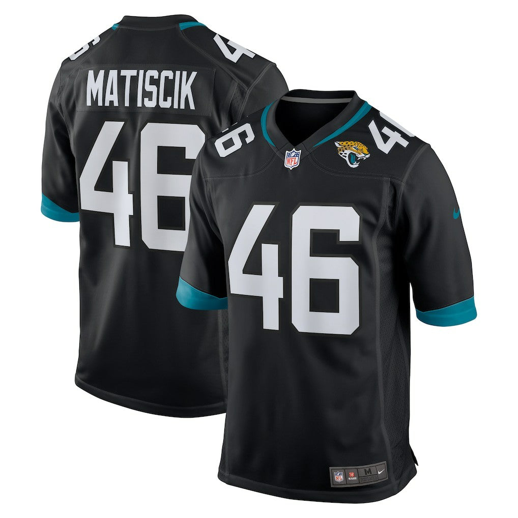 Ross Matiscik Jacksonville Jaguars Alternate Game Jersey Black | Nike for Sale