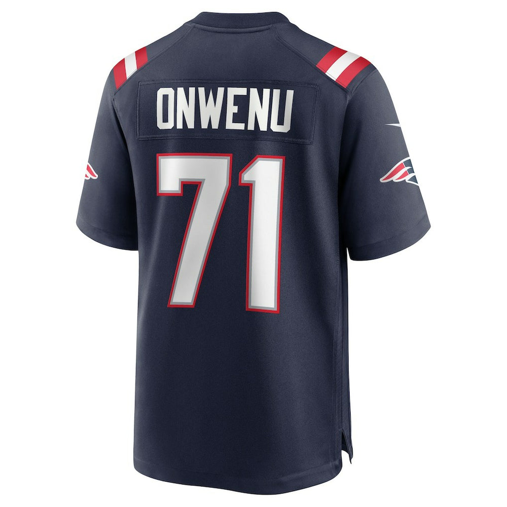 Mike Onwenu New England Patriots Team Game Jersey Navy | Nike for Sale