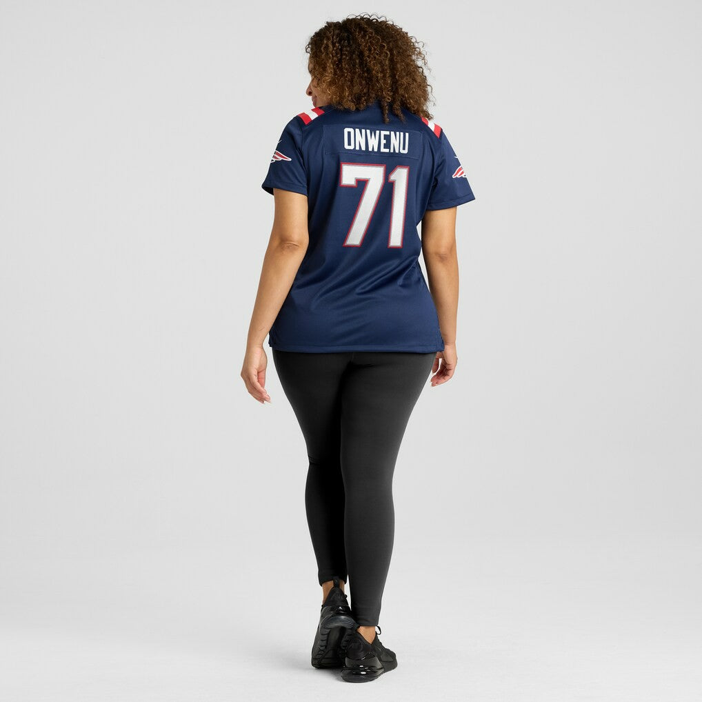 Mike Onwenu New England Patriots Women's Game Jersey Navy | Nike for Sale