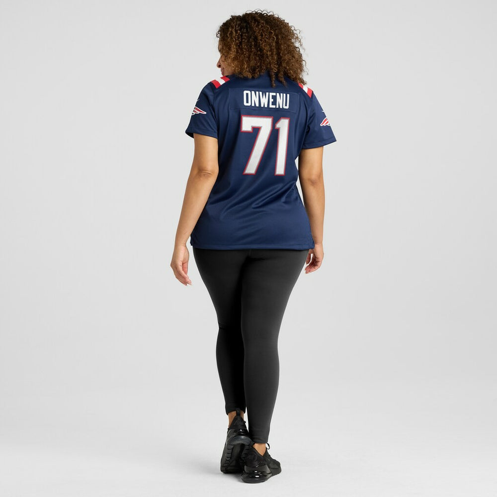 Mike Onwenu New England Patriots Women's Game Jersey Navy | Nike for Sale