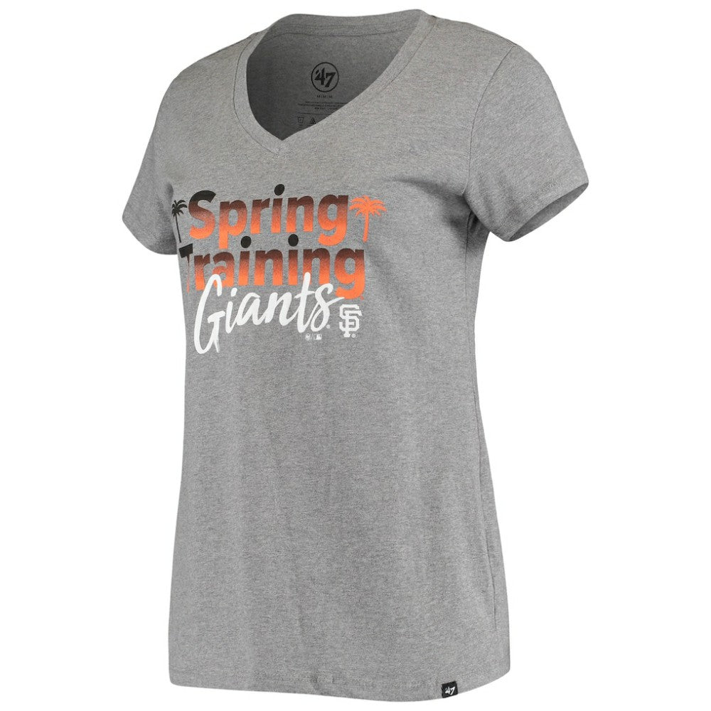 San Francisco Giants '47 Women's Spring Training Fade V-Neck T-Shirt - MLB