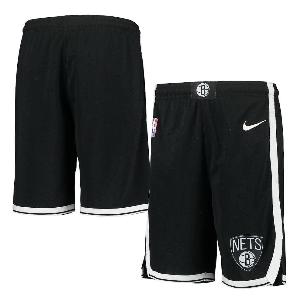 Brooklyn Nets Youth 2020/21 Swingman Performance Shorts Icon Edition Black - NBA