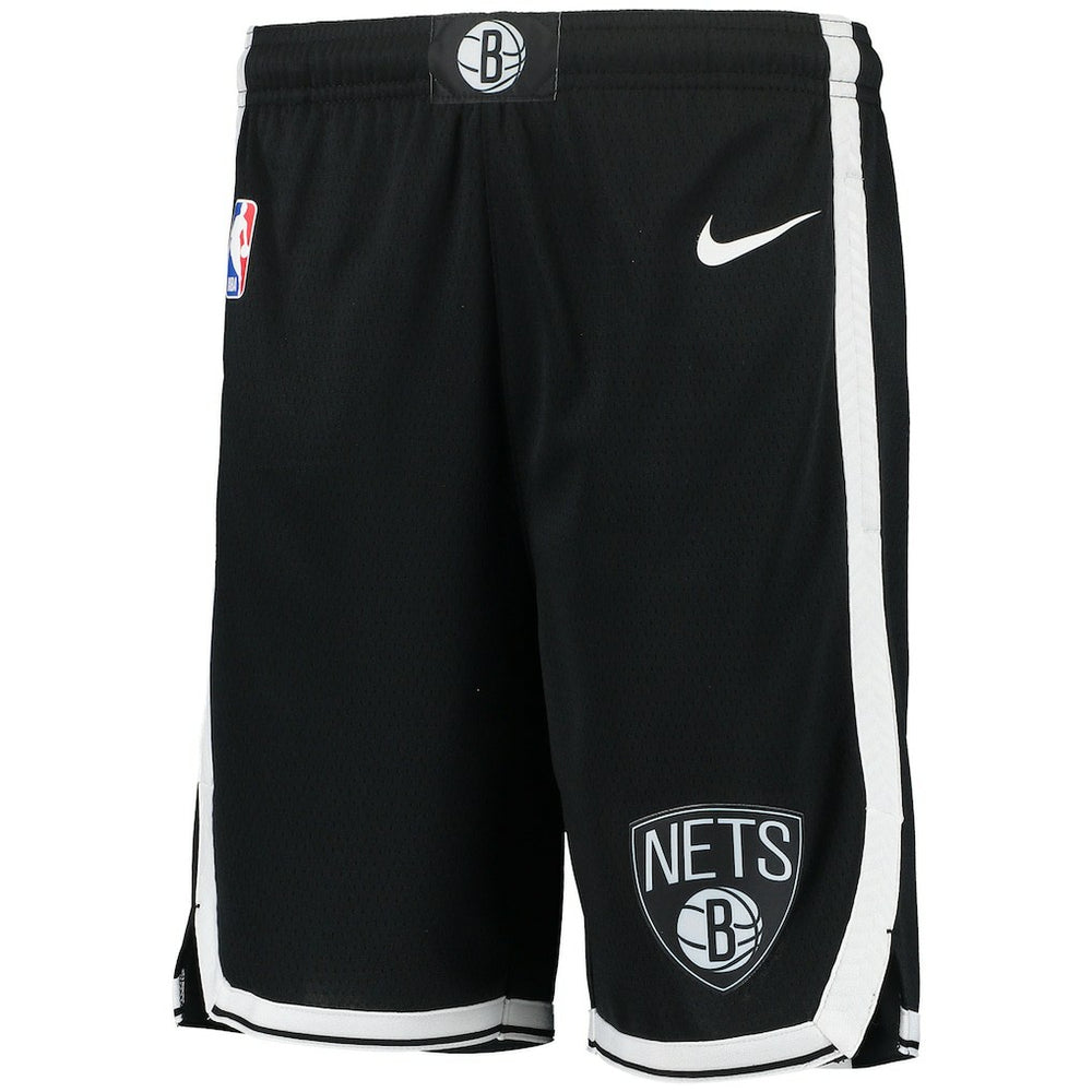 Brooklyn Nets Youth 2020/21 Swingman Performance Shorts Icon Edition Black - NBA