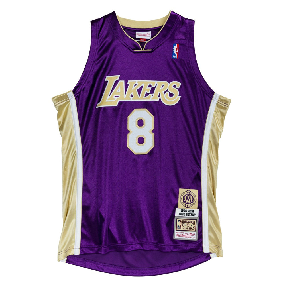 Kobe Bryant Los Angeles Lakers Hall of Fame Class of 2020 #8 Authentic Jersey Purple - NBA