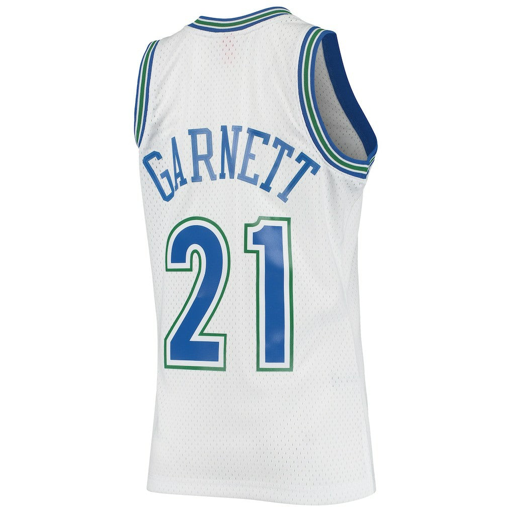 Kevin Garnett Minnesota Timberwolves 1995/96 Hardwood Classics Swingman Jersey White - NBA