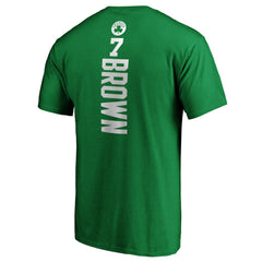 Jaylen Brown Boston Celtics Playmaker Name & Number T-Shirt Kelly Green - NBA