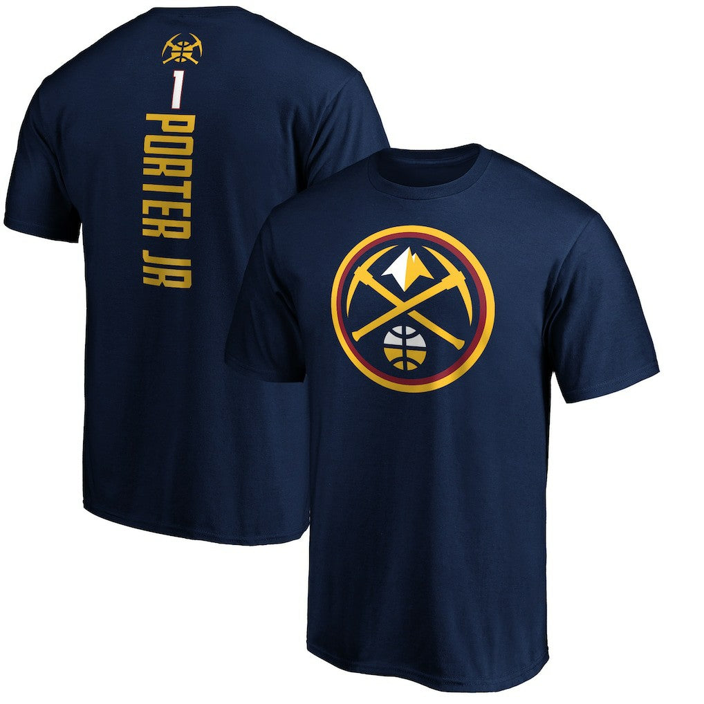Michael Porter Jr. Denver Nuggets Playmaker Name & Number T-Shirt Navy - NBA
