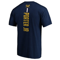 Michael Porter Jr. Denver Nuggets Playmaker Name & Number T-Shirt Navy - NBA