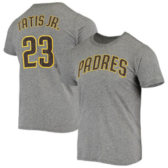Fernando Tatis Jr. San Diego Padres Majestic Threads Name & Number Tri-Blend T-Shirt - MLB