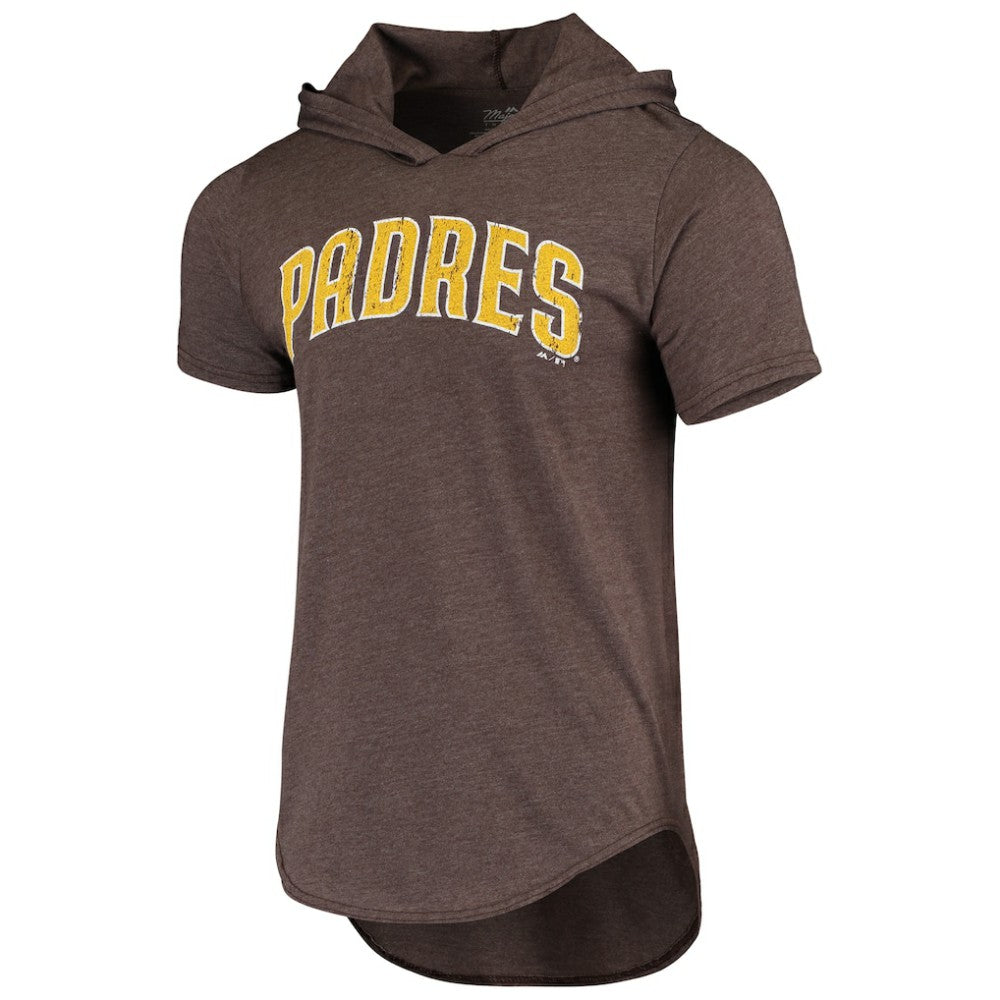 Fernando Tatis Jr. San Diego Padres Majestic Threads Softhand Player Tri-Blend Hoodie T-Shirt - MLB