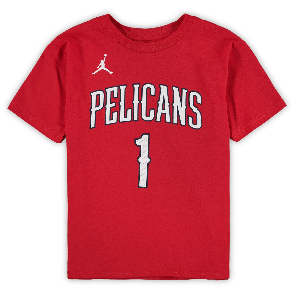 Zion Williamson New Orleans Pelicans Jordan Brand Preschool Statement Edition Name & Number T-Shirt Red - NBA