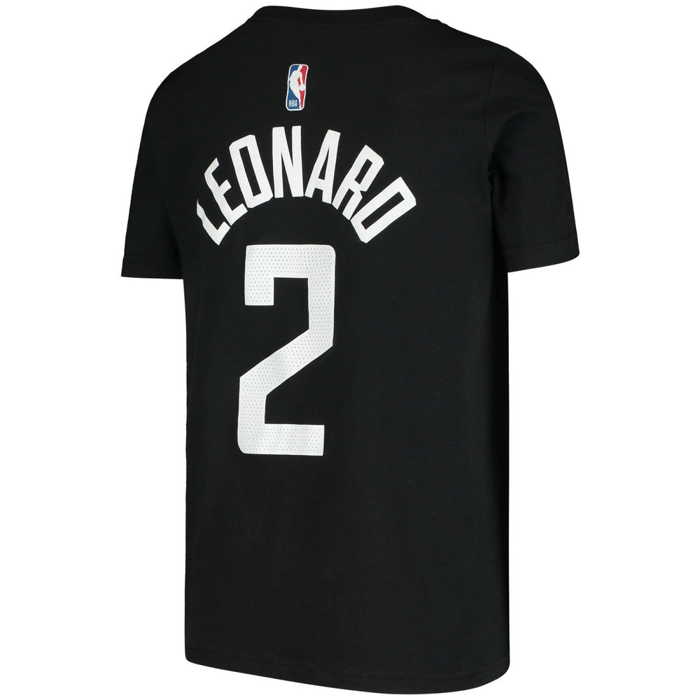 Kawhi Leonard LA Clippers Jordan Brand Youth Statement Edition Name & Number T-Shirt Black - NBA
