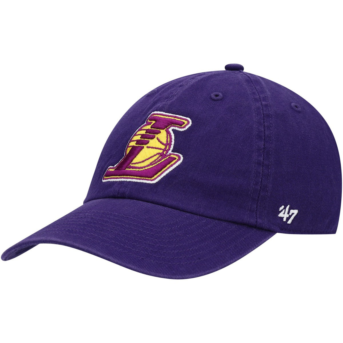 Los Angeles Lakers '47 Core Logo Clean Up Adjustable Hat Purple - NBA