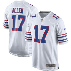 Josh Allen Buffalo Bills Alternate Game Player Jersey White | Nike for Sale