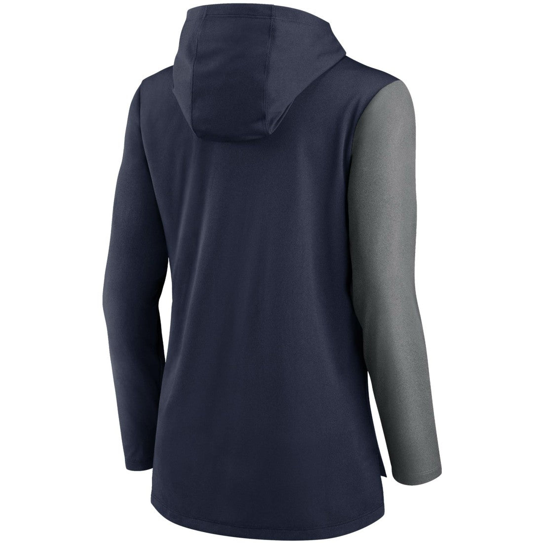 Tennessee Titans Women's Chevron Hoodie Performance Long Sleeve T-Shirt Navy/Heathered Charcoal | Nike for Sale