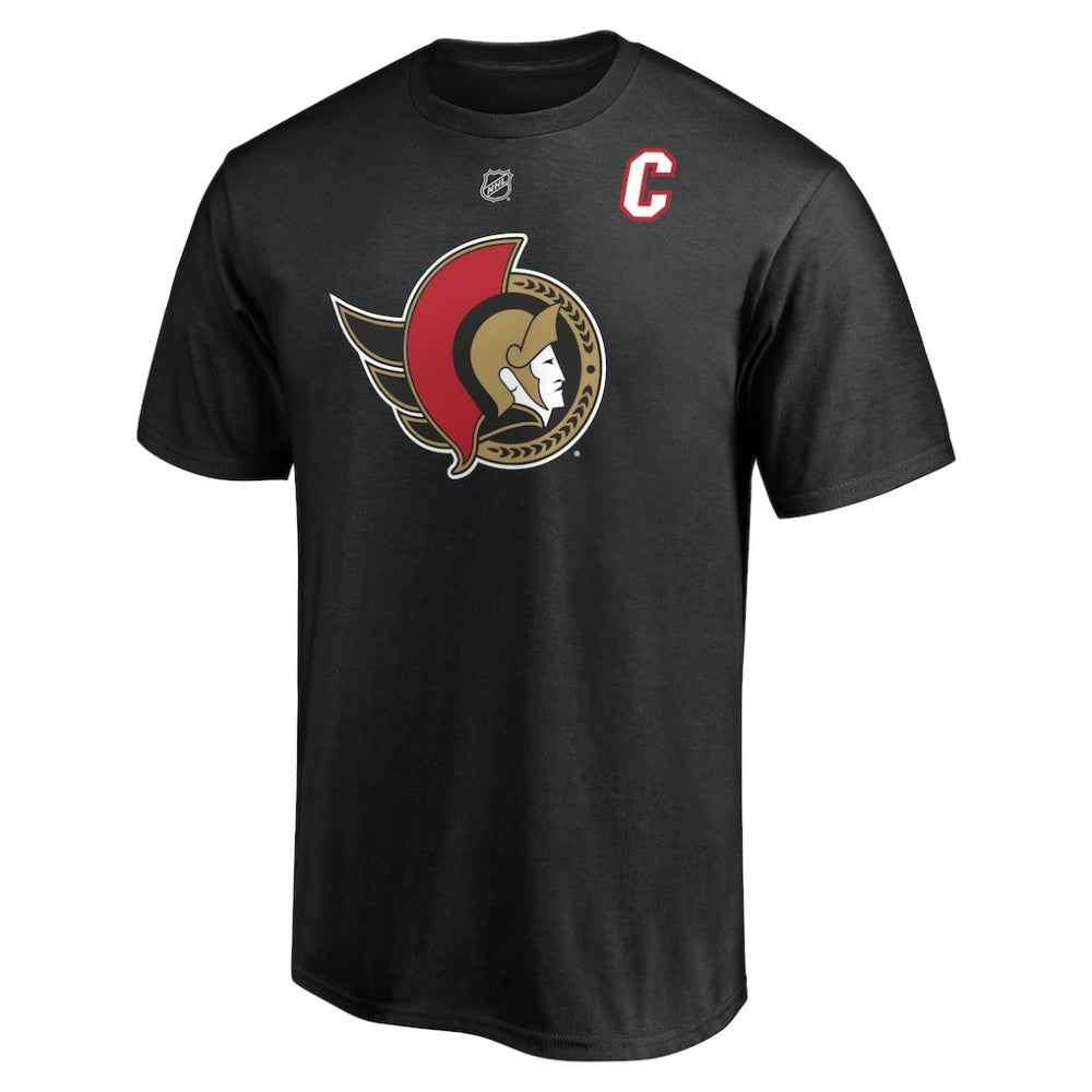 Brady Tkachuk Ottawa Senators Fanatics Authentic Stack Name & Number T-Shirt - Black - NHL