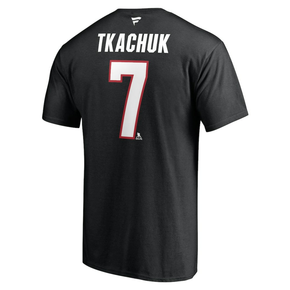 Brady Tkachuk Ottawa Senators Fanatics Authentic Stack Name & Number T-Shirt - Black - NHL