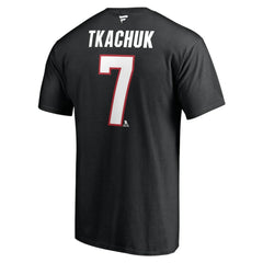 Brady Tkachuk Ottawa Senators Fanatics Authentic Stack Name & Number T-Shirt - Black - NHL