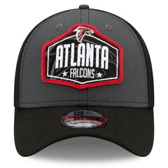 Atlanta Falcons New Era 2021 NFL Draft Trucker 39THIRTY Flex Hat Graphite/Black | NFL