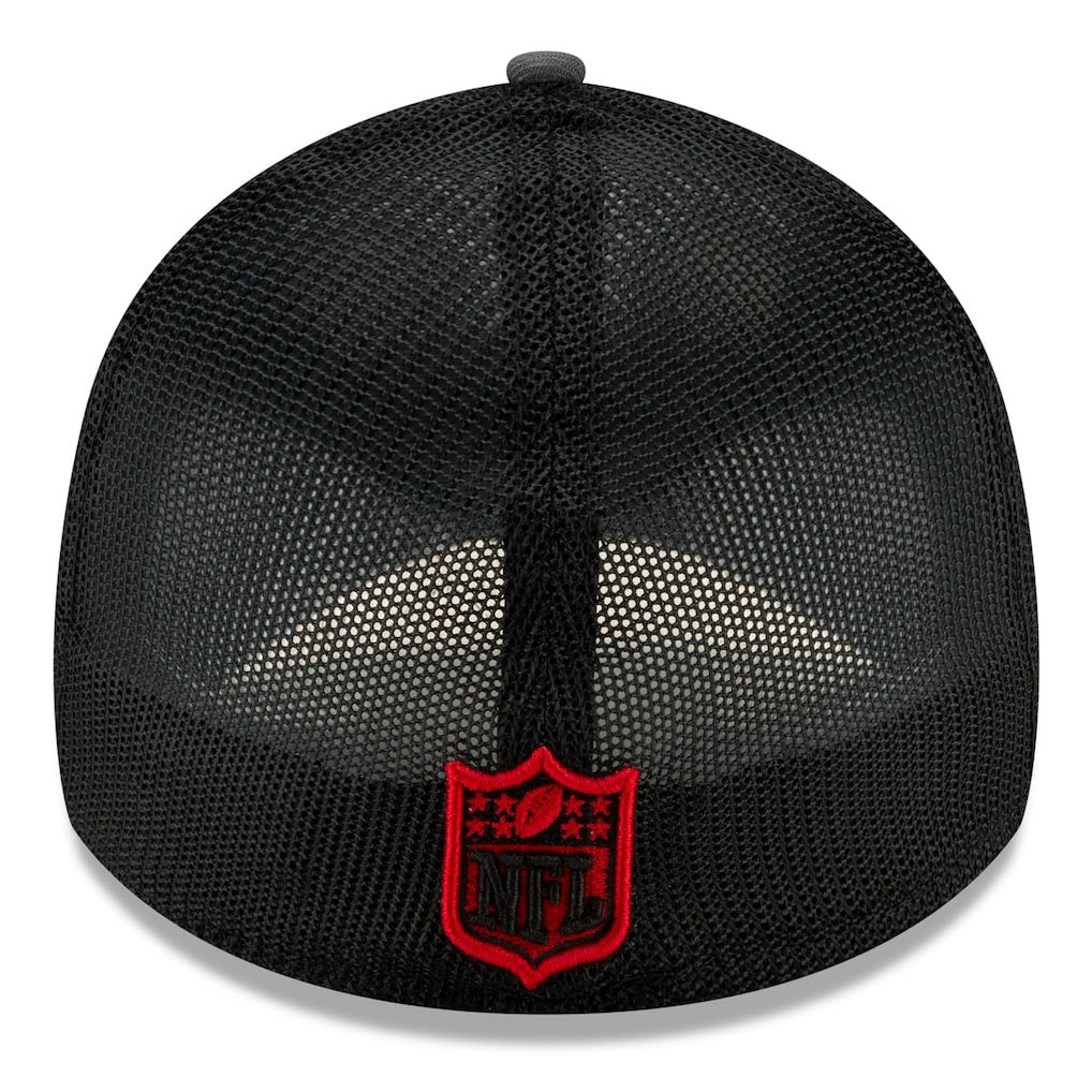 Atlanta Falcons New Era 2021 NFL Draft Trucker 39THIRTY Flex Hat Graphite/Black | NFL