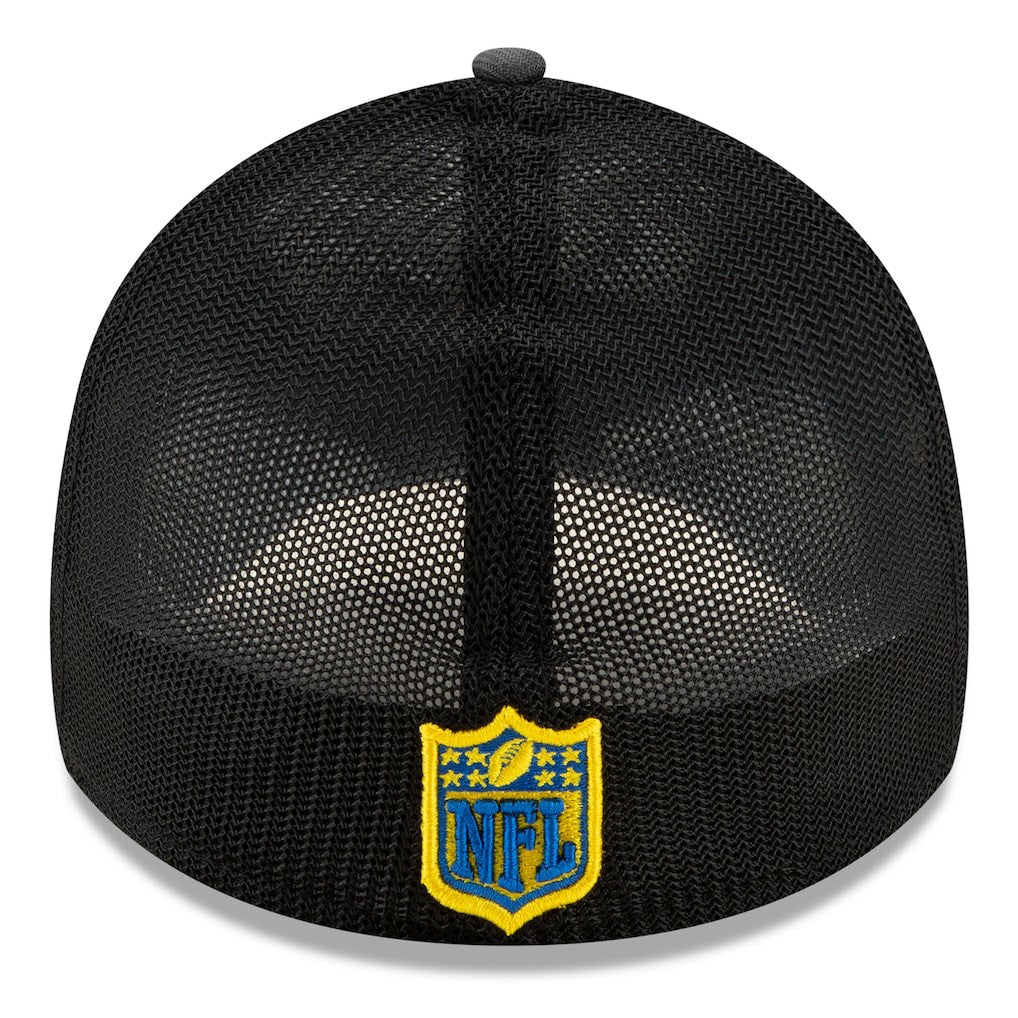 Los Angeles Rams New Era 2021 NFL Draft Trucker 39THIRTY Flex Hat Graphite/Royal | NFL