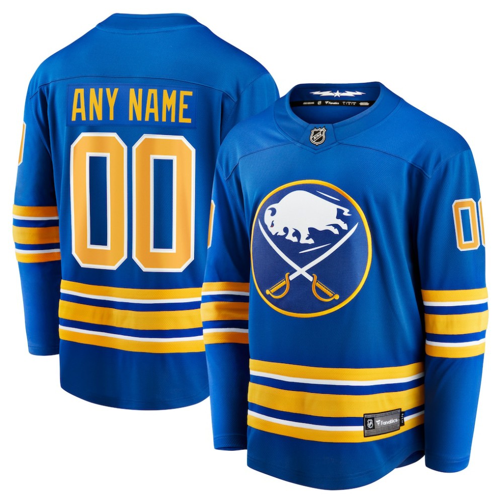 Buffalo Sabres Fanatics Home Breakaway Custom Jersey - Royal - NHL