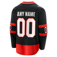 Ottawa Senators Fanatics Home Custom Breakaway Jersey - Black - NHL