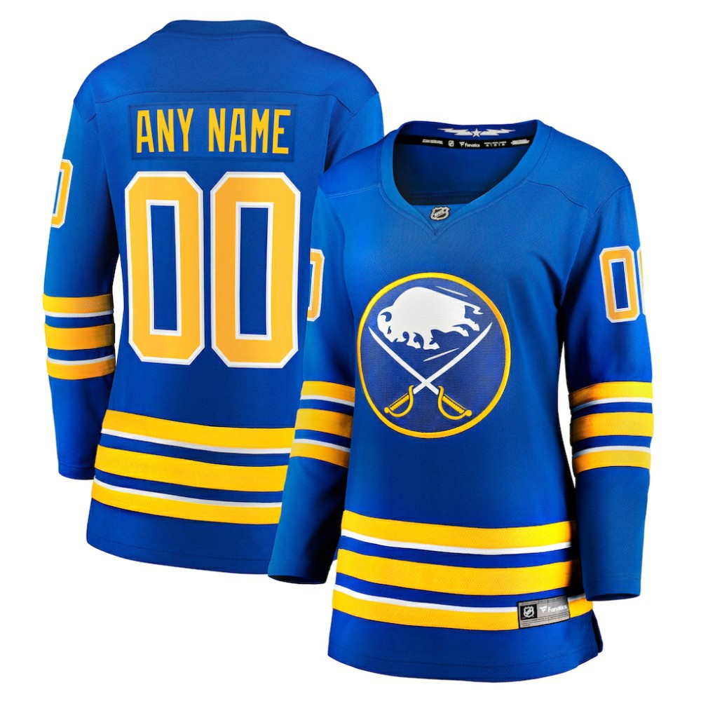 Buffalo Sabres Fanatics Women's Home Breakaway Custom Jersey - Royal - NHL