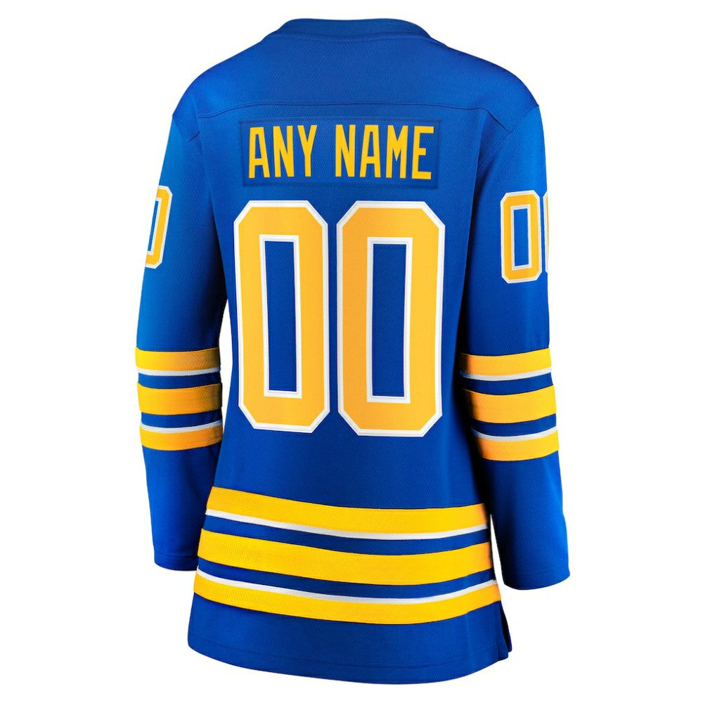 Buffalo Sabres Fanatics Women's Home Breakaway Custom Jersey - Royal - NHL