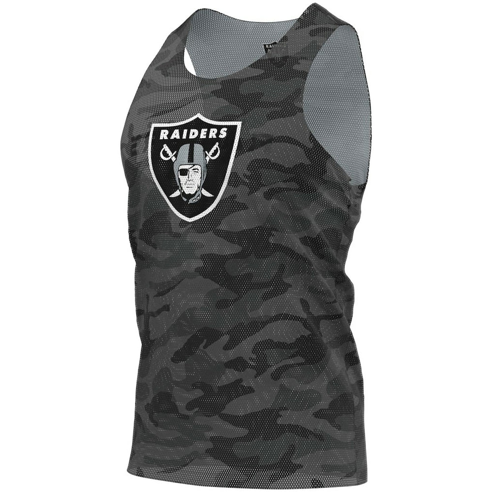 Las Vegas Raiders FOCO Reversible Mesh Tank Top Black/Gray | NFL