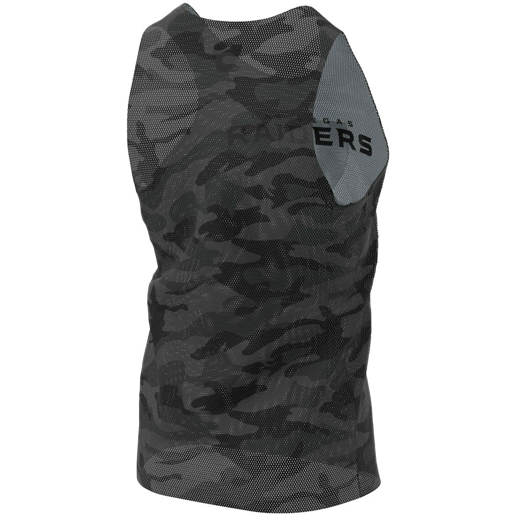 Las Vegas Raiders FOCO Reversible Mesh Tank Top Black/Gray | NFL