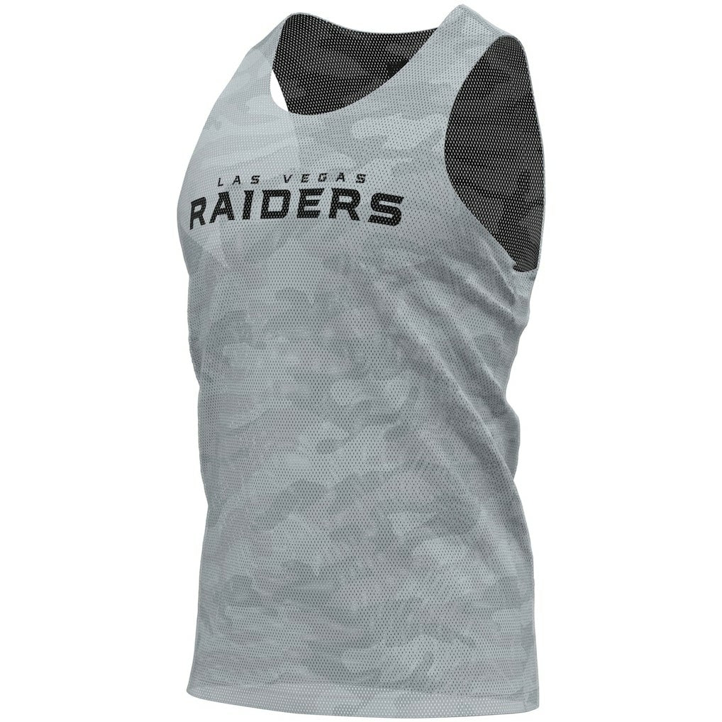 Las Vegas Raiders FOCO Reversible Mesh Tank Top Black/Gray | NFL
