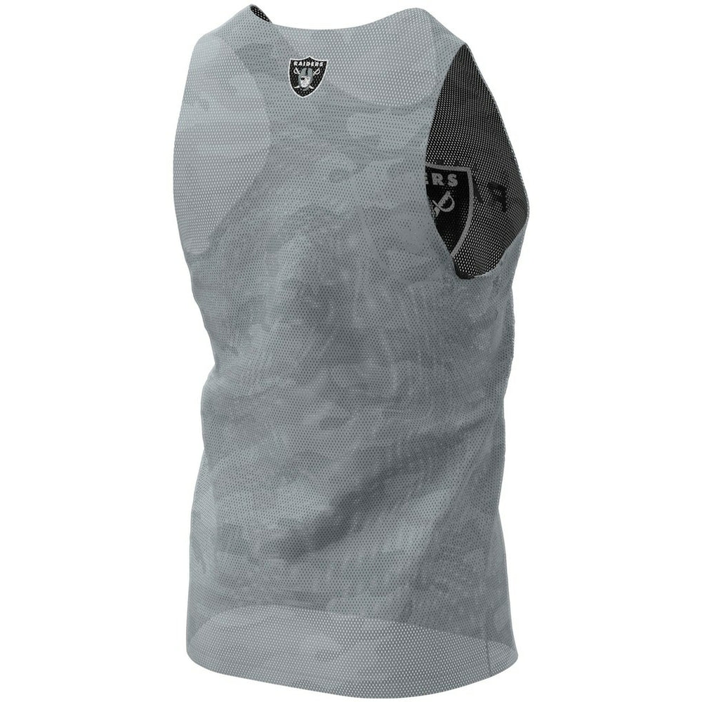 Las Vegas Raiders FOCO Reversible Mesh Tank Top Black/Gray | NFL
