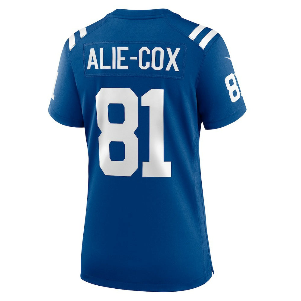 Mo Alie-Cox Indianapolis Colts Women's Team Game Jersey Royal | Nike for Sale