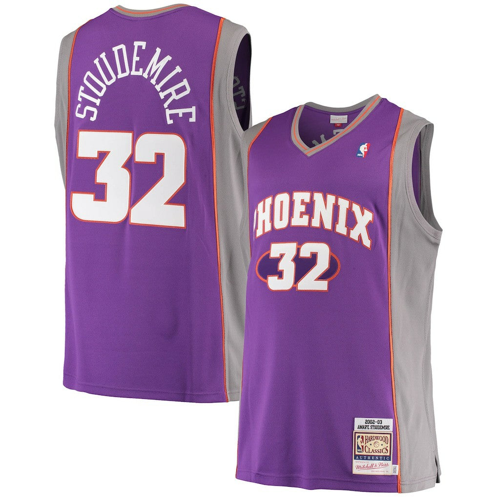Amar'e Stoudemire Phoenix Suns Hardwood Classics Authentic Jersey Purple - NBA