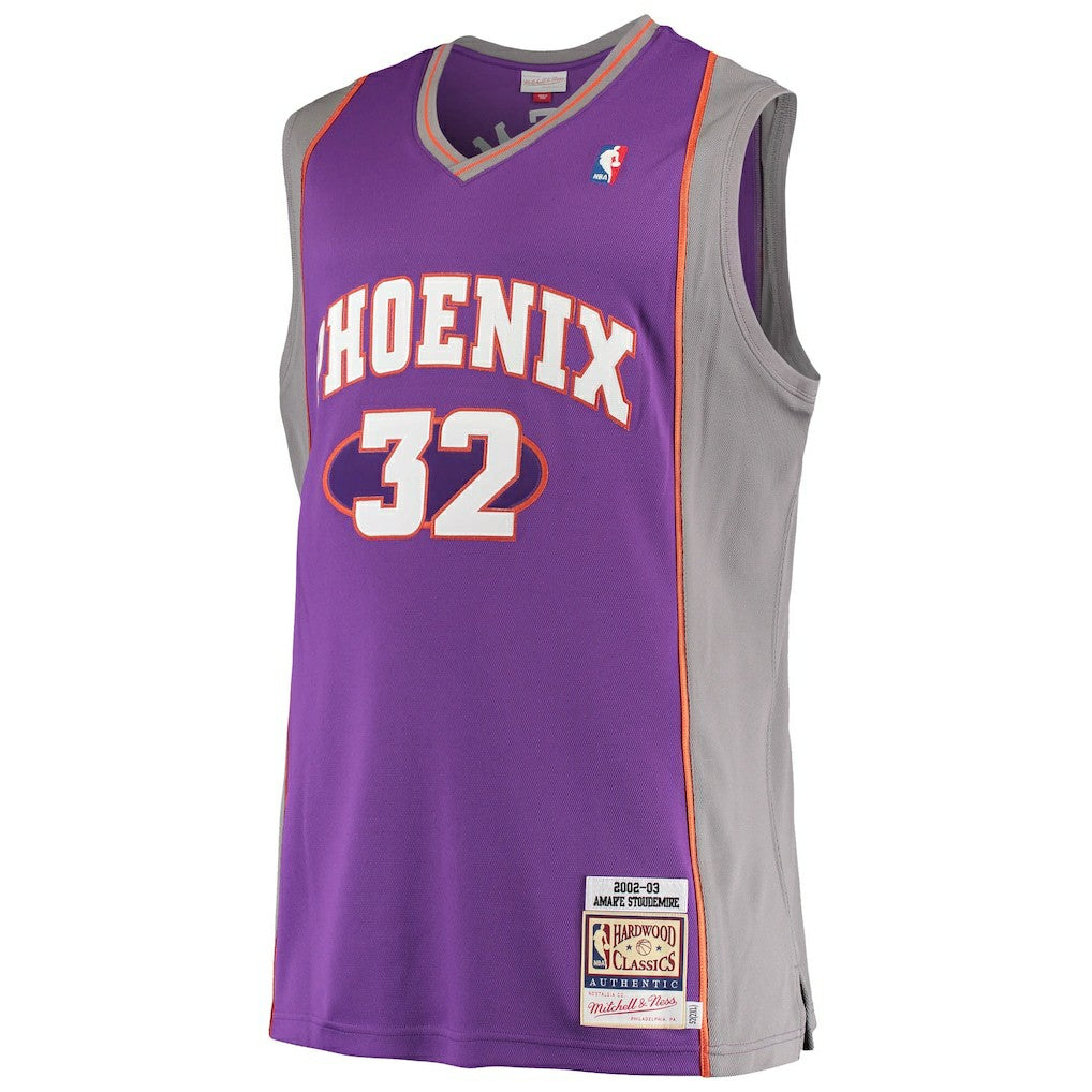 Amar'e Stoudemire Phoenix Suns Hardwood Classics Authentic Jersey Purple - NBA
