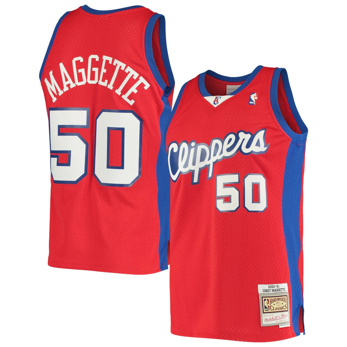 Corey Maggette LA Clippers 2000/01 Hardwood Classics Swingman Jersey Red - NBA
