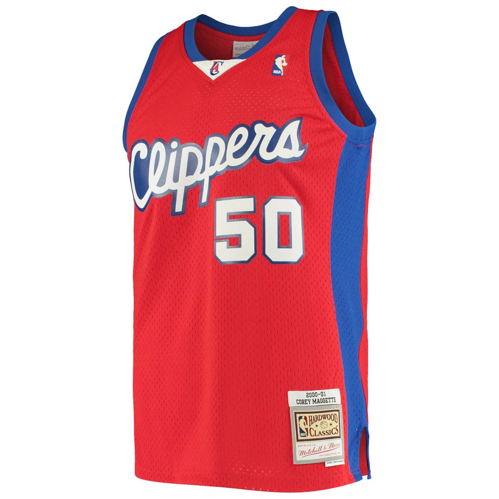 Corey Maggette LA Clippers 2000/01 Hardwood Classics Swingman Jersey Red - NBA