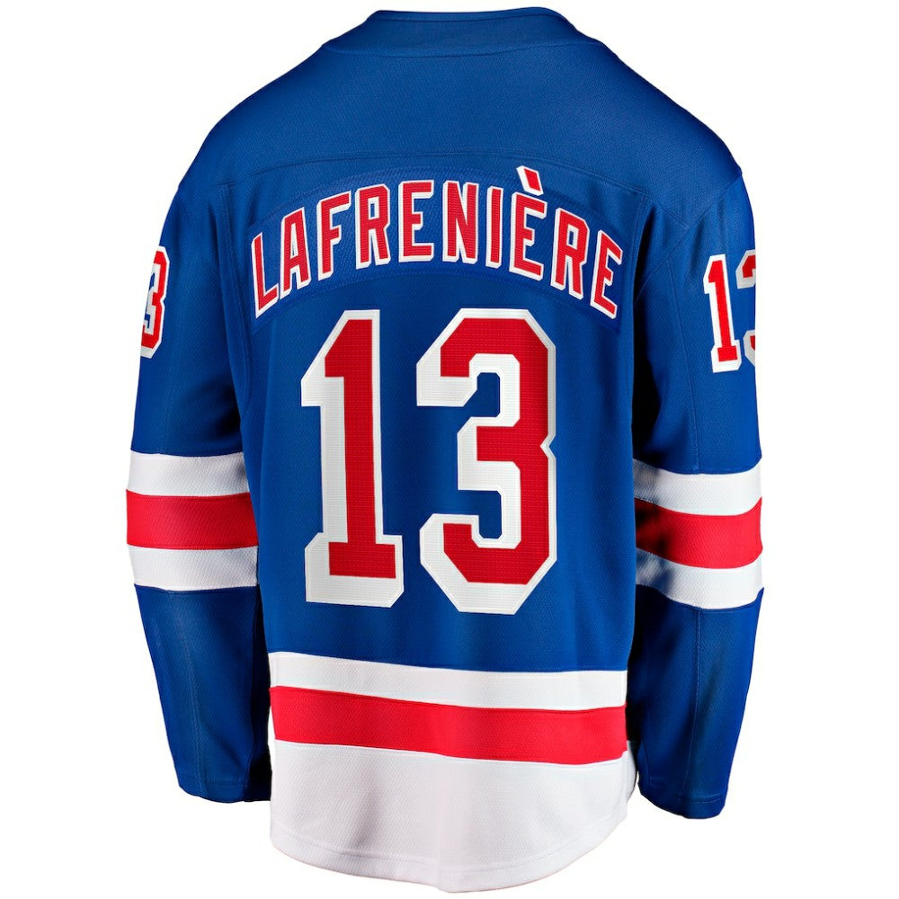 Alexis Lafreniere New York Rangers Fanatics Home Breakaway Jersey - Blue - NHL