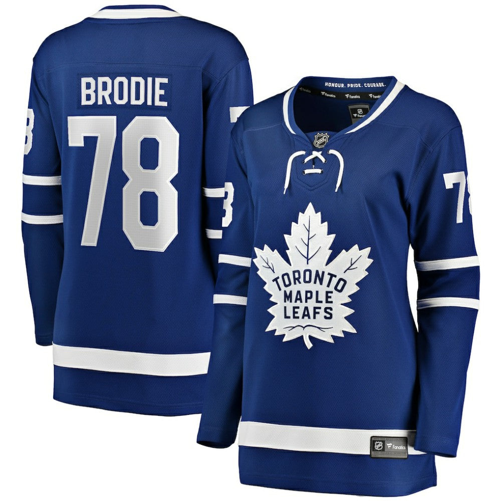 TJ Brodie Toronto Maple Leafs Fanatics Women's Breakaway Player Jersey - Blue - NHL