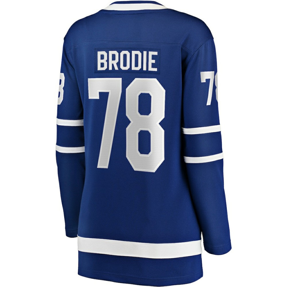 TJ Brodie Toronto Maple Leafs Fanatics Women's Breakaway Player Jersey - Blue - NHL