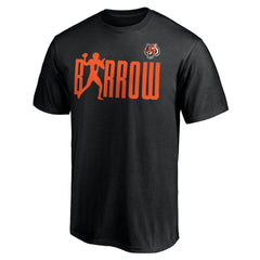 Joe Burrow Cincinnati Bengals Checkdown T-Shirt Black | NFL