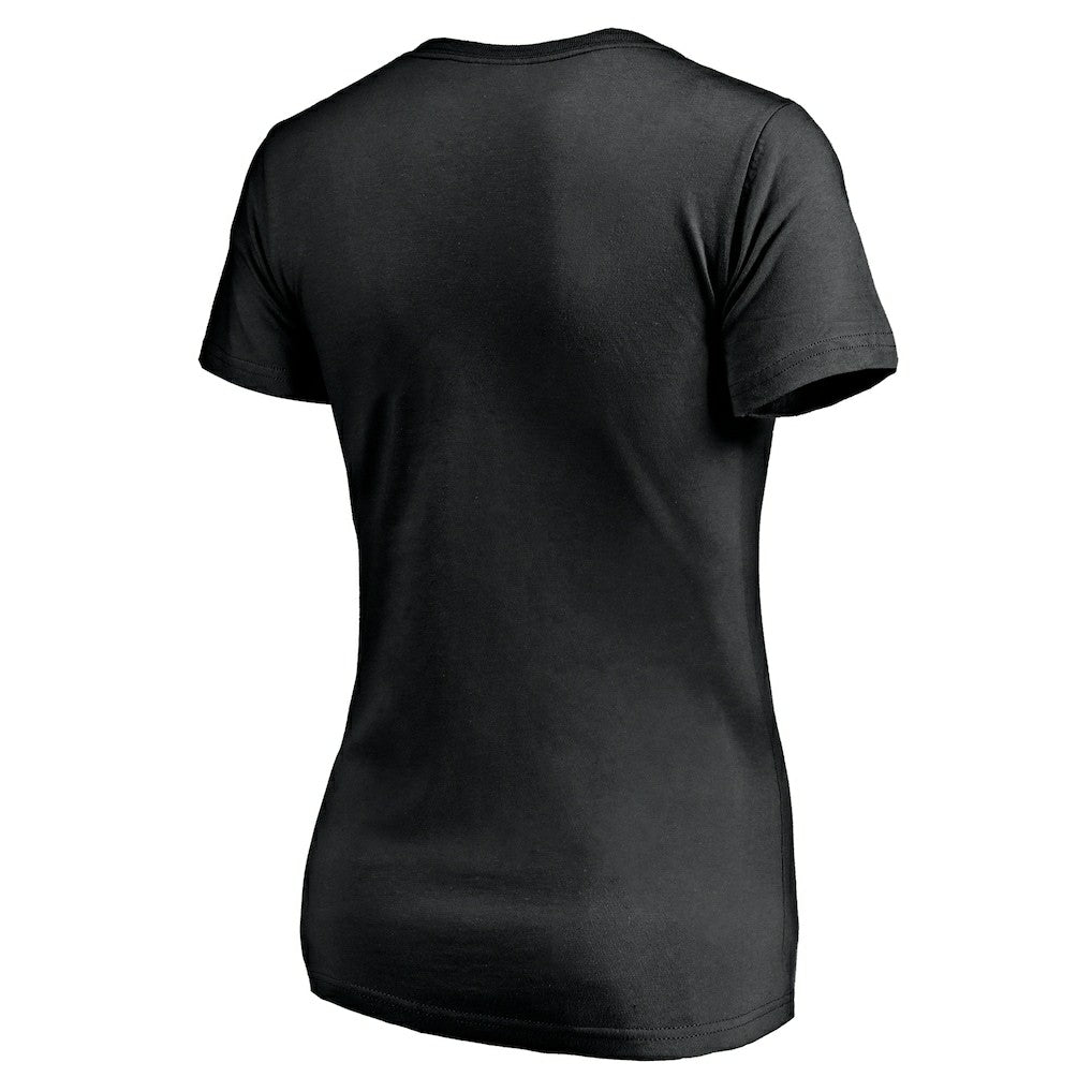 Joe Burrow Cincinnati Bengals Women's Checkdown V-Neck T-Shirt Black | NFL