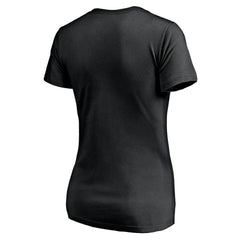 T.J. Watt Pittsburgh Steelers Women's Checkdown V-Neck T-Shirt Black | NFL