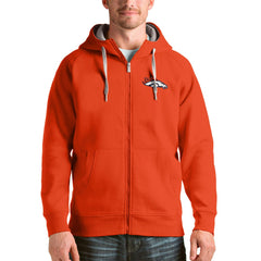 Denver Broncos Antigua Victory Full-Zip Hoodie Orange | NFL