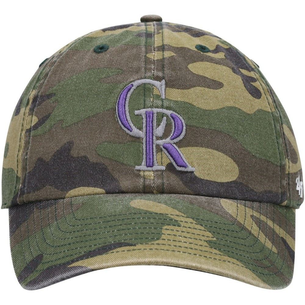 Colorado Rockies '47 Team Clean Up Adjustable Hat - MLB