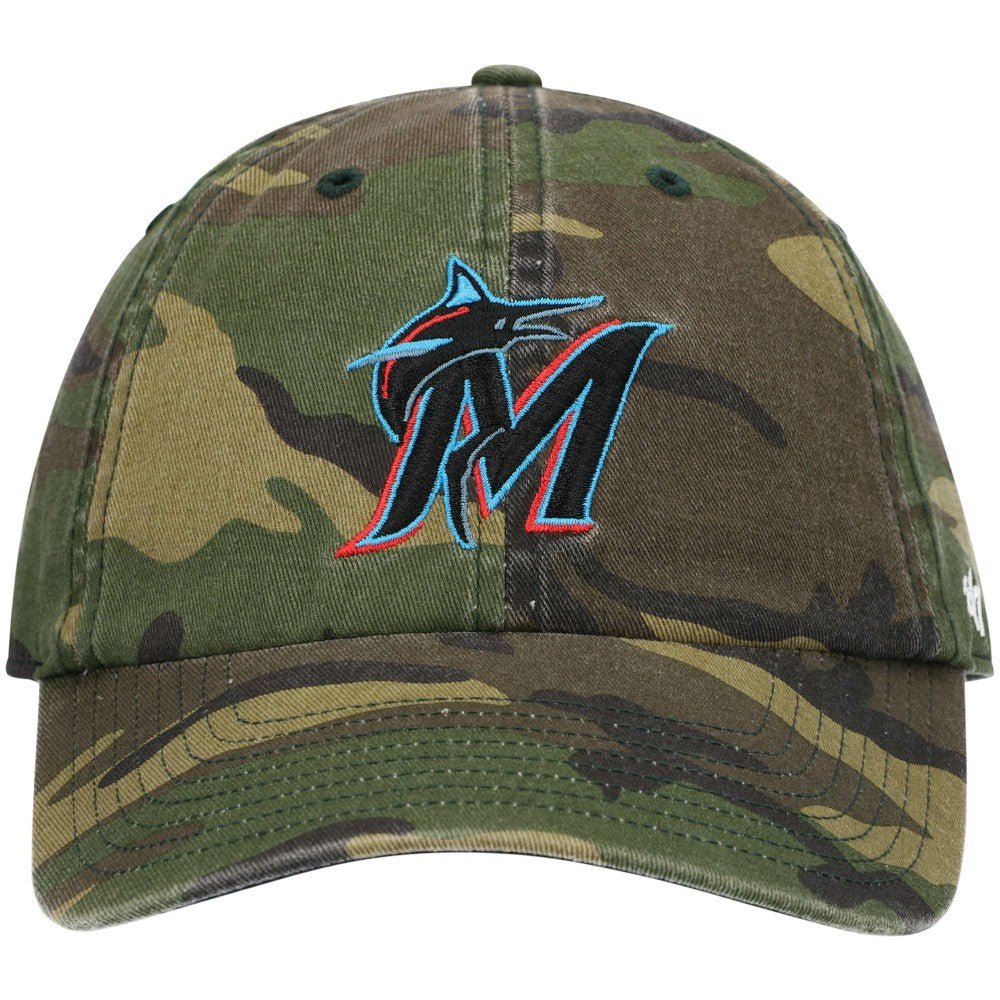 Miami Marlins '47 Team Clean Up Adjustable Hat - MLB