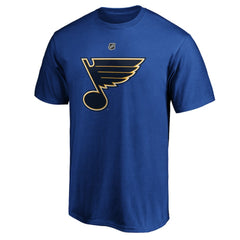 Torey Krug St. Louis Blues Fanatics Authentic Stack Name & Number T-Shirt - Blue - NHL