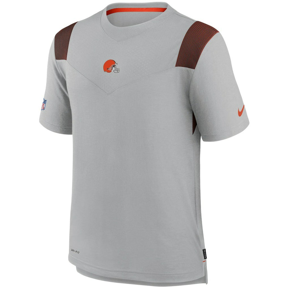 Cleveland Browns Sideline Player UV Performance T-Shirt Gray | Nike for Sale